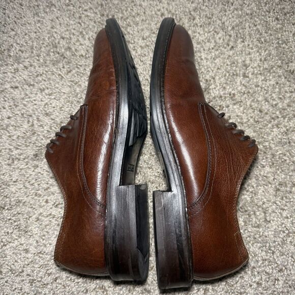 Bacco Bucci Men’s Brown Leather Dress Shoes Size 10.5